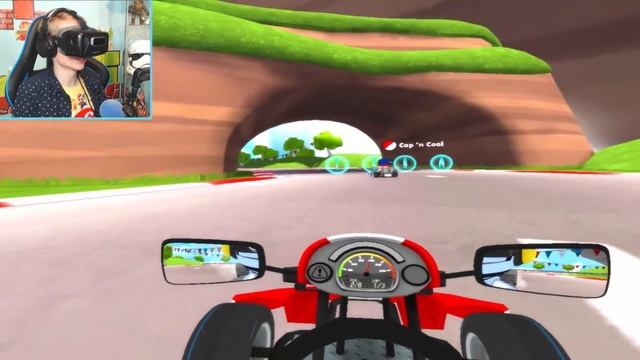 MARIO KART IN VIRTUAL REALITY!? | VRKarts (Oculus Rift DK2) смотреть онлайн
