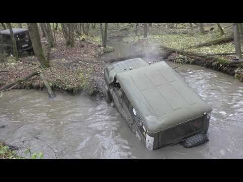Поднять перископ. УАЗы и Pajero по лесным речушкам