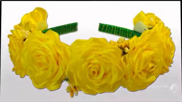 Ободки из искусственных цветов. Как сделать ободки из искусственных цветов. DIY. МК.