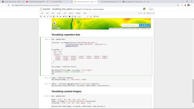GEE Lesson 13 - Visualizing Earth Engine time-series images смотреть онлайн
