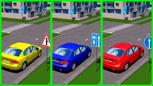 Кому из водителей запрещен заезд во двор расположенный слева?