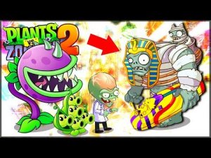 БОСС ФАРАОН ! Первая битва с БОССОМ | Открыл новые КАРТОЧКИ ▶ Plants Zombies 2 ( PVZ 2 )