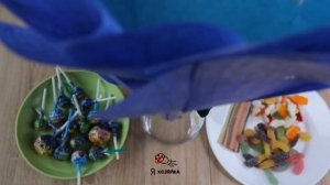 Сладкий подарок своими руками. DIY. Букет из чупа чупсов и мармелада.