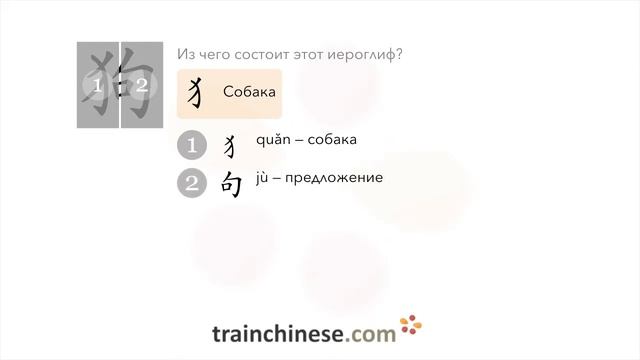 Как пишется 狗 (gǒu) – собака — порядок черт, ключ, примеры и произношение