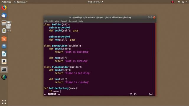 Factory Design Pattern with Python