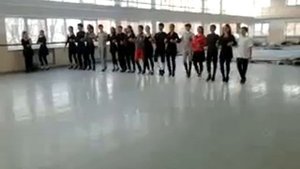 Студия ансамбля ГААТ Кабардинка. Репетиция