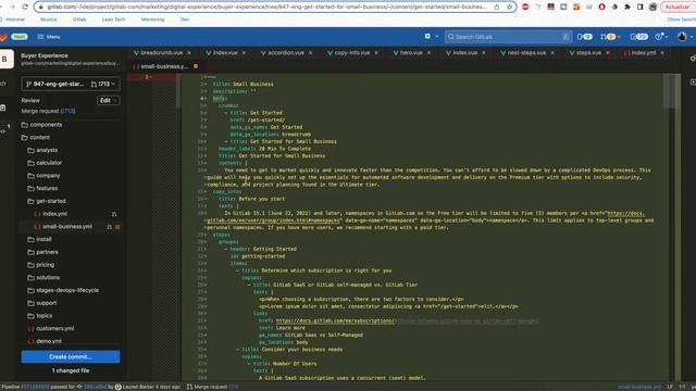 How to edit content from a GitLab Merge Request смотреть онлайн
