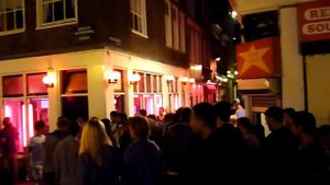 Таиланд Паттайя Улица Красных фонарей ночью