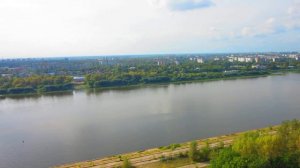 Нижний Новгород - Летняя панорама Оки с Парка "Швейцария"