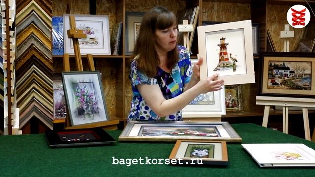 Оформление вышивок - приём дизайна 