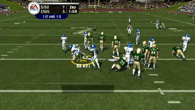 NCAA Football 2004 ps2 Gameplay - joe montana 16 rant???? смотреть онлайн