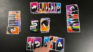 How to Play 5 Alive | an ADDING card game | make the total 21 or more and lose a life