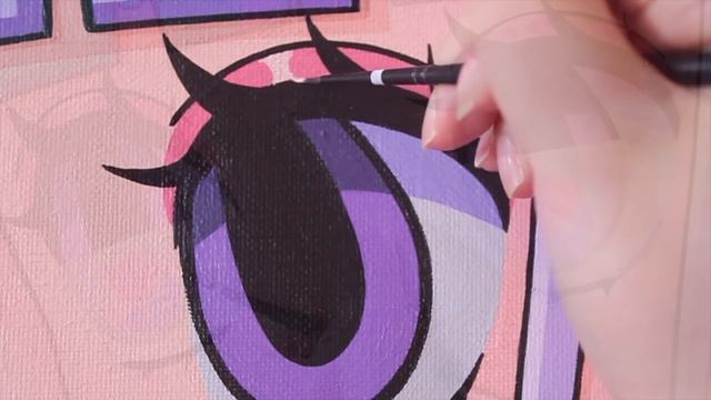 Acrylic Painting "I'm blue." смотреть онлайн