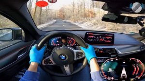 BMW G30 520d (2022) POV Top Speed Autobahn #TopSpeedBrothers