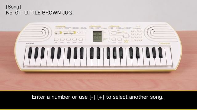 Casiotone Mini Keyboard SA-80 Tutorial Video｜CASIO