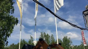 Установка гусениц на мини-погрузчик CASE