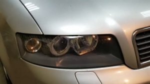Audi A4. Замена линз на биксеноновые Hella 3. Ретрофит.