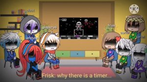 Undertale reacts to dusttale sans fight by FDY part2 (Credits in the desc) gacha life