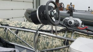 Алюминиевая рама в ПВХ лодку SOLAR 520 c мотором MERCURY F40 JET (60 л.с.).