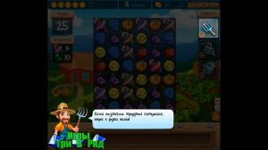 Игра веселый огород три в ряд в Вконтакте
