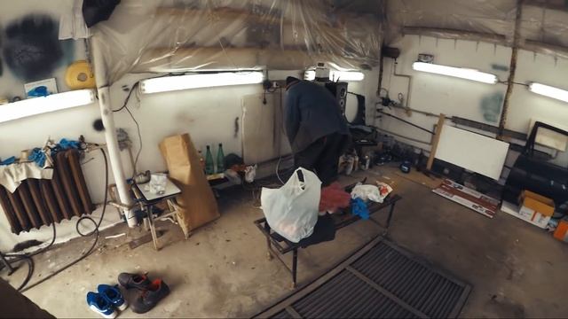 BMW e34 540i Сборка дверей, установили капот, помыли дверь керхером, антикор дверей #39