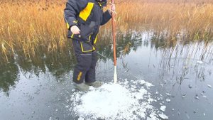 Якутская пешня первая проба