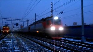 РЖД ЭП20 с поездом "Невский Экспресс" Санкт-Петербург - Москва