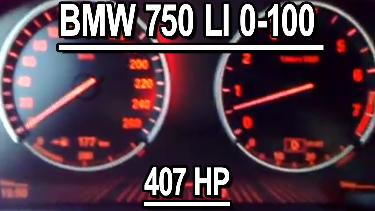 BMW 750Li new! acceleration.mp4