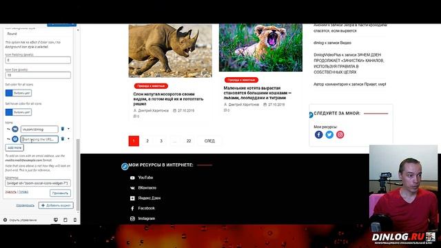 КАК ВСТАВИТЬ ССЫЛКИ НА СОЦСЕТИ В WORDPRESS? смотреть онлайн