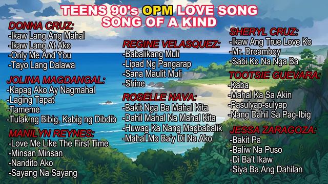 OPM BEST FEMALE TEENS LOVE SONGS OF 90's смотреть онлайн