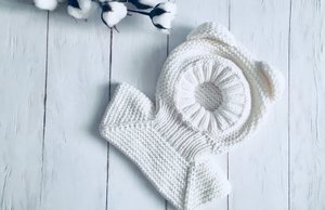 Детская шапочка спицами. Мои процессы вязания