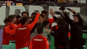 Кутуз выводит свою команду в перед Тудротс 2:1 Амкал