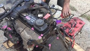 Первый запуск нашего первого дизеля TD27 AT