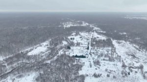 Псковский район, дер. Подсадничье, Цаплино, Демьяково. Большое и Малое озёра. Ранняя зима 2022 г.