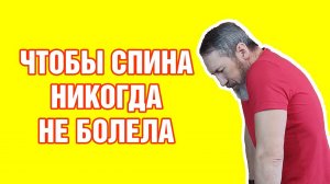 Отличное упражнение чтобы спина не болела