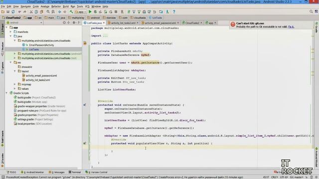 Урок 3. Firebase в android. FirebaseListAdapter. Добавление данных в firebase database смотреть онлайн