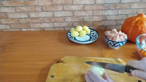 Ароматная Тыква запеченая с овощами и куриной грудкой