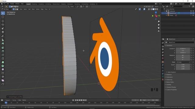 Как Создать 3D Модель, Значок Blender смотреть онлайн