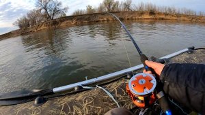 Рыбалка на р. Митинка. с. Заволжское. Апрель 2022