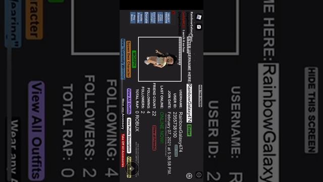 Playing check a users last online information (Roblox) with some fans! смотреть онлайн