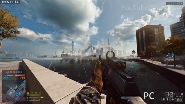 Battlefield 4 Xbox 360 vs PC Graphics Comparison (Ultra settings, 1080p) смотреть онлайн