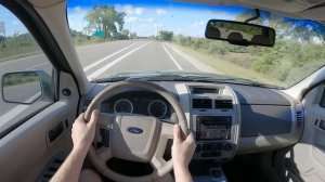 2008 Ford Escape Hybrid (with 330,000 miles) - POV Test Drive (Binaural Audio)