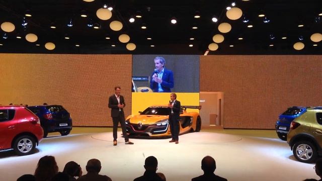 Presentation of the new Renault Sport R.S. 01 car at the Moscow International Motor Show