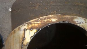 Буржуйка из газового котла