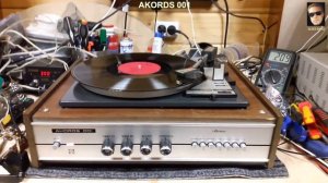Akords 001 - проигрыватель винила из СССР. Краткий Обзор.
