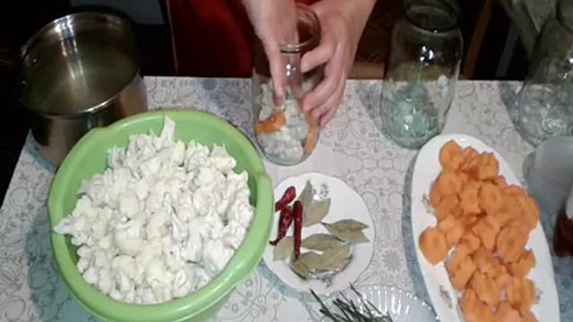 Засолка цветной капусты