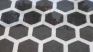 Декорирование асфальта термопластиком