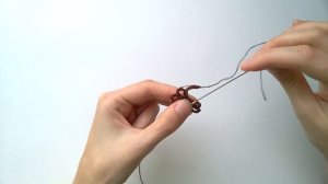 Beginner needle tatting. Earrings and necklace / Фриволите иглой для начинающих. Серьги и колье