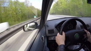 Skoda Fabia 1.8 turbo AGU engine with ALH gearbox 0 - 200 km h