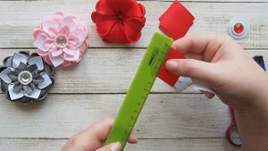 Бантики из репсовых лент. Зефирки из репса DIY